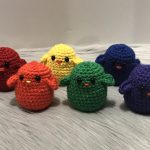 Tiny Crochet Easter Chick (2.5" Tall)